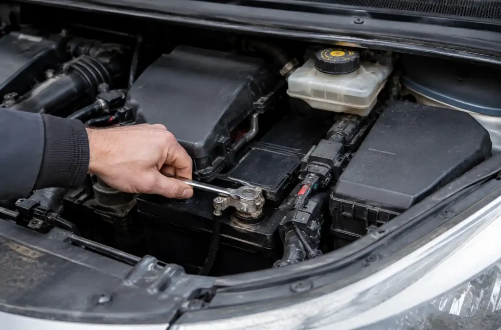 Débranchement de batterie sur C4 Picasso pour reset BSI