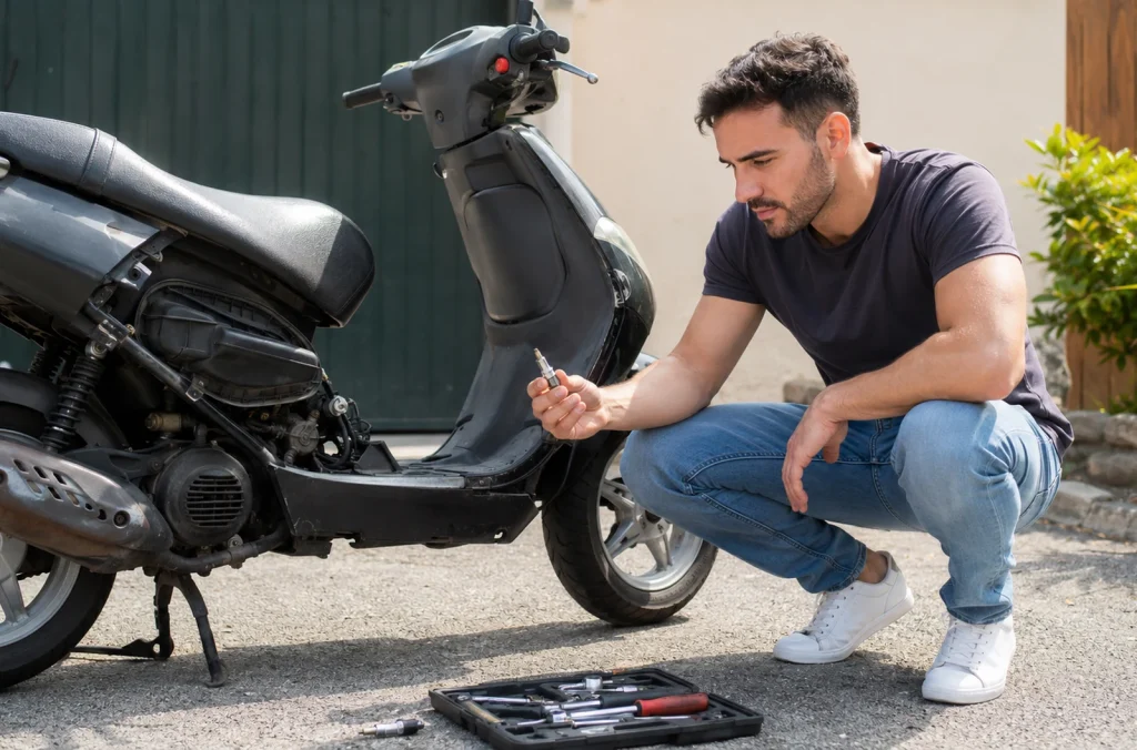 Étincelle, essence mais votre 50cc ne démarre pas : que vérifier ?