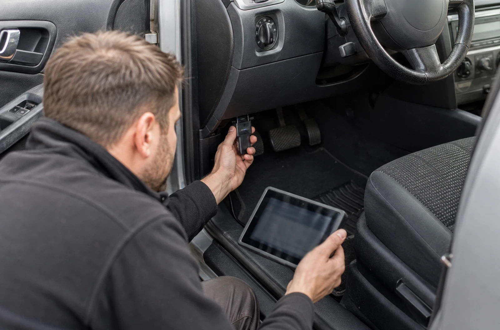 Lecture des codes défaut après l’allumage du voyant voiture avec clé sur une Opel